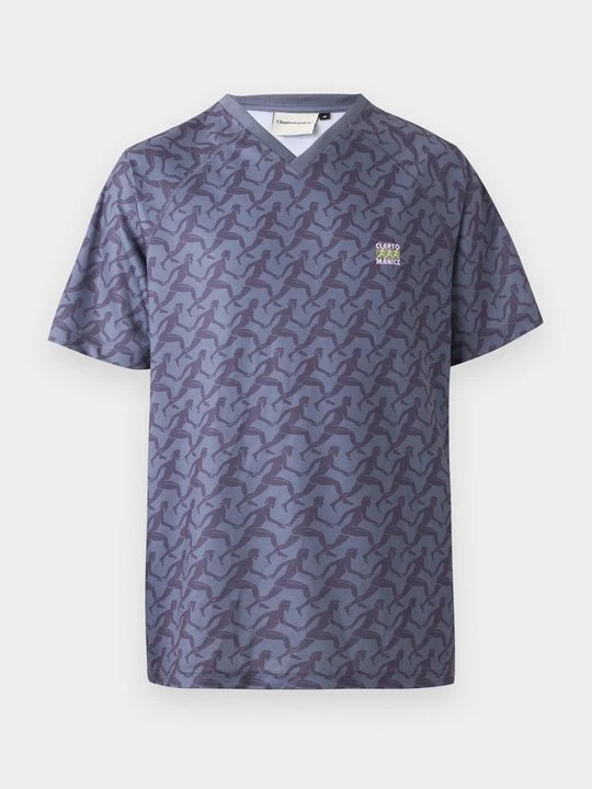Zdjęcie produktu T-shirt z nadrukiem cleptomanicx granatowy