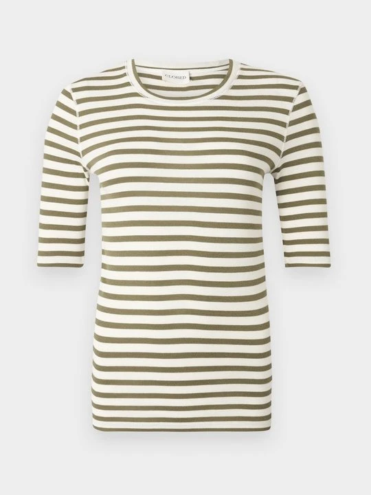 Zdjęcie produktu T-shirt z nadrukiem Closed ciemnozielony