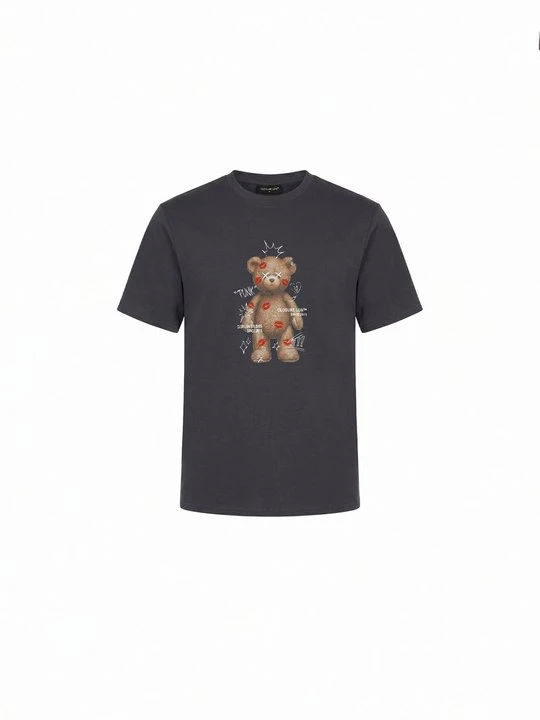 Zdjęcie produktu T-shirt z nadrukiem CLOSURE London szary