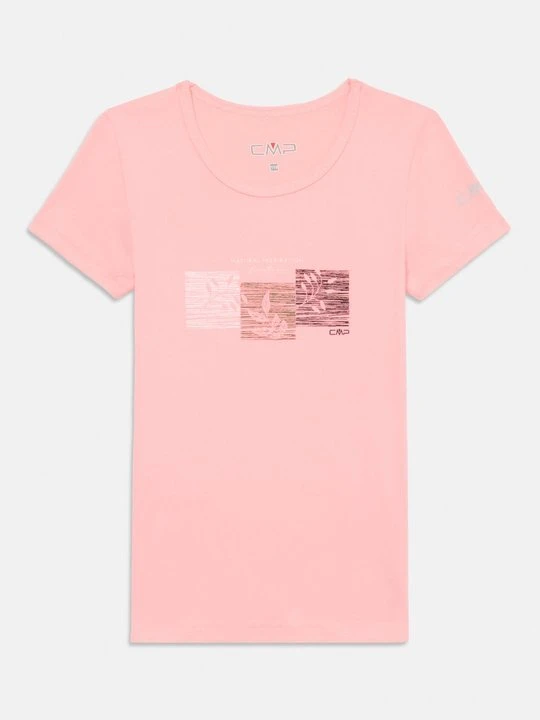 Zdjęcie produktu T-shirt z nadrukiem CMP jasnoróżowy