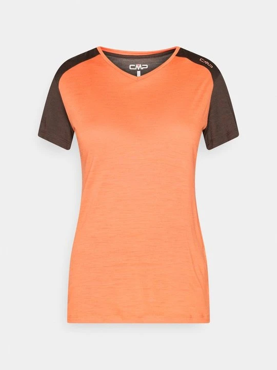 Zdjęcie produktu T-shirt z nadrukiem CMP pomarańczowy