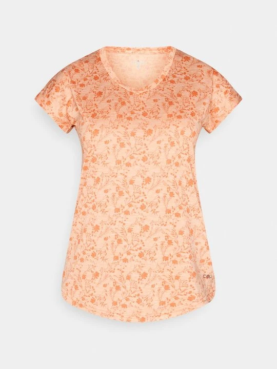 Zdjęcie produktu T-shirt z nadrukiem CMP pomarańczowy