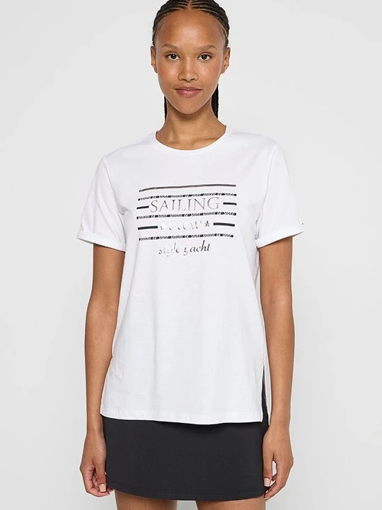 Zdjęcie produktu T-shirt z nadrukiem CMP biały