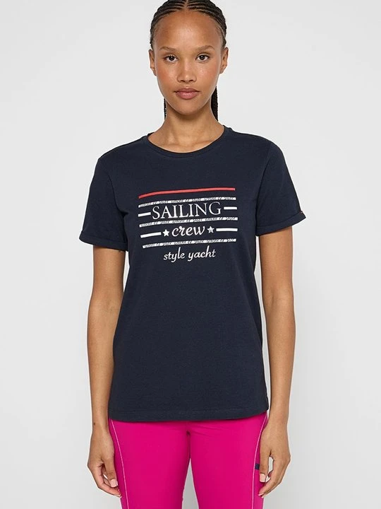 Zdjęcie produktu T-shirt z nadrukiem CMP granatowy