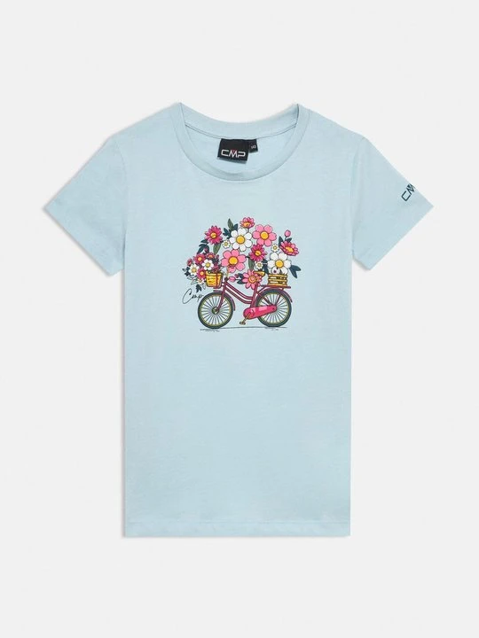 Zdjęcie produktu T-shirt z nadrukiem CMP jasnoniebieski