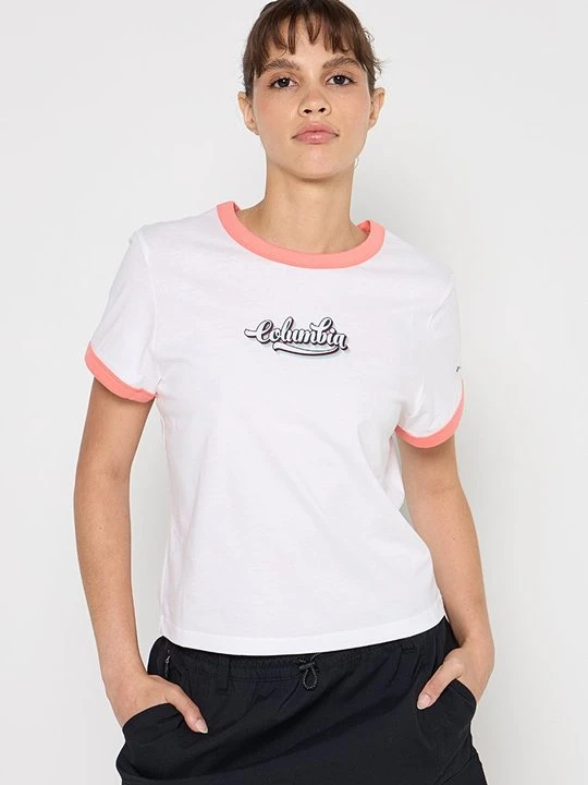 Zdjęcie produktu T-shirt z nadrukiem Columbia biały