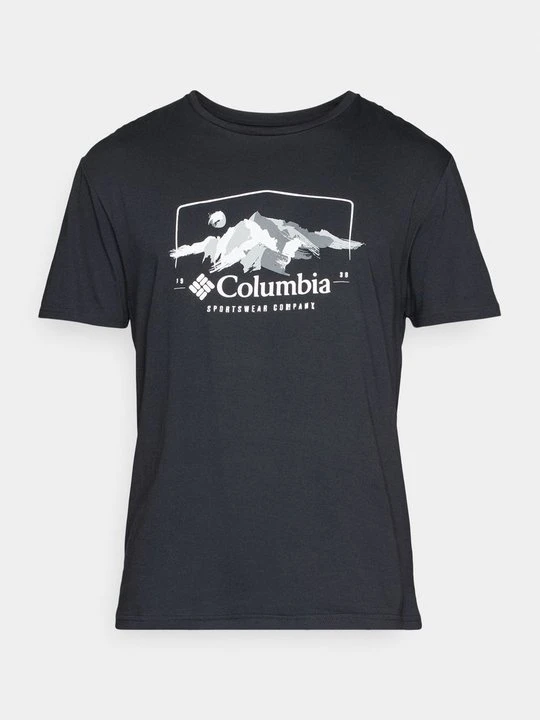 Zdjęcie produktu T-shirt z nadrukiem Columbia czarny