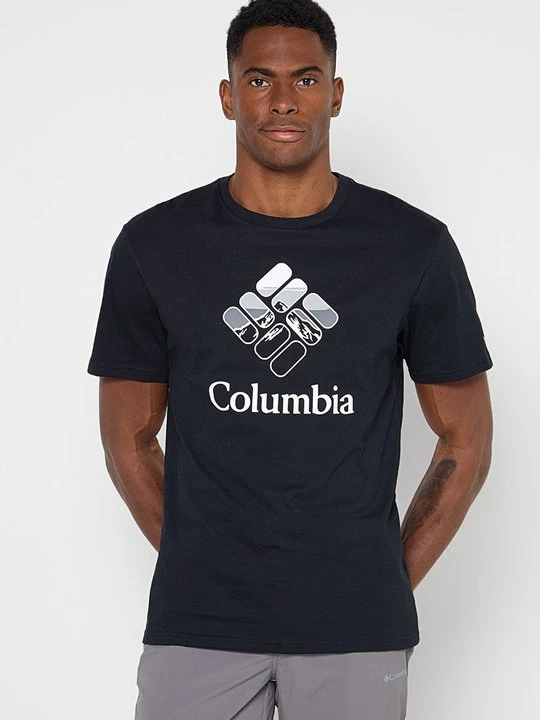 Zdjęcie produktu T-shirt z nadrukiem Columbia czarny