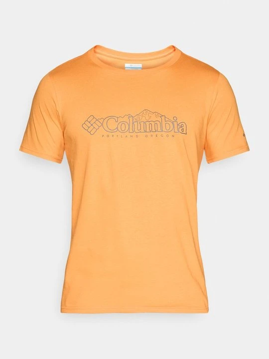 Zdjęcie produktu T-shirt z nadrukiem Columbia pomarańczowy