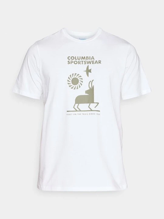 Zdjęcie produktu T-shirt z nadrukiem Columbia biały