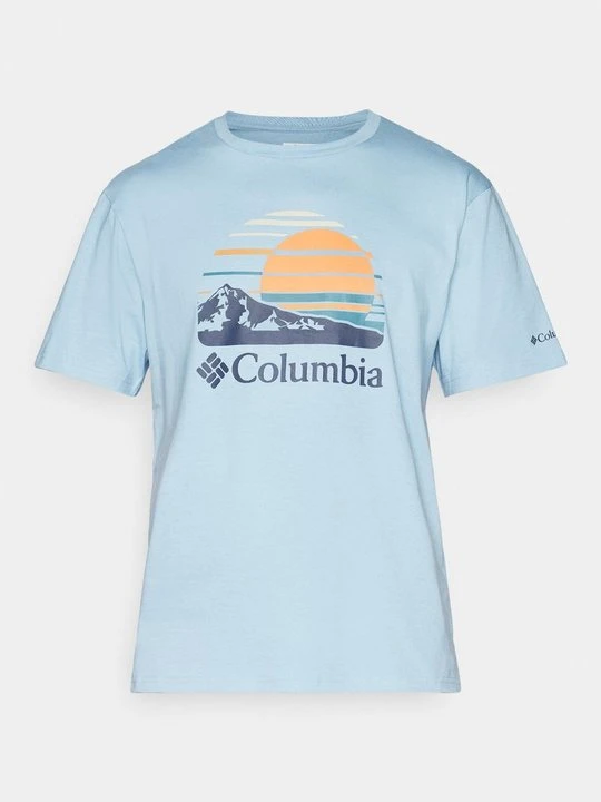 Zdjęcie produktu T-shirt z nadrukiem Columbia niebieski