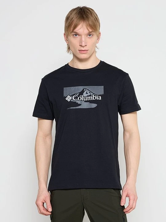 Zdjęcie produktu T-shirt z nadrukiem Columbia czarny
