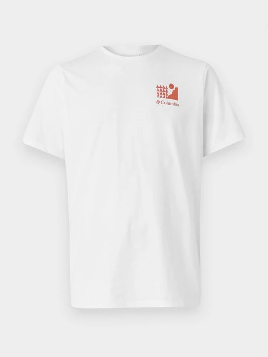Zdjęcie produktu T-shirt z nadrukiem Columbia biały