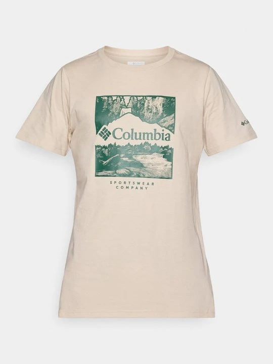 Zdjęcie produktu T-shirt z nadrukiem Columbia ciemnobrązowy