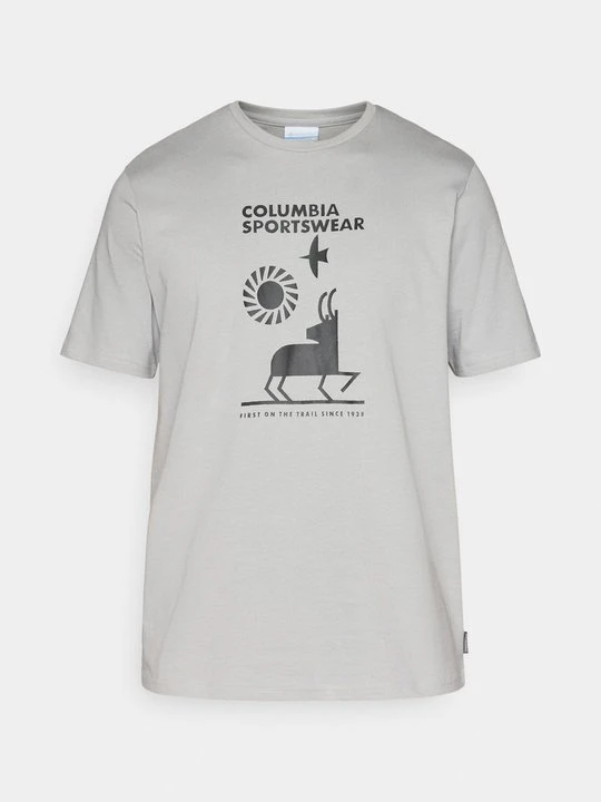 Zdjęcie produktu T-shirt z nadrukiem Columbia szary