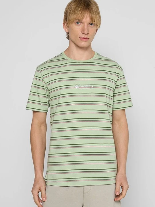 Zdjęcie produktu T-shirt z nadrukiem Columbia zielony