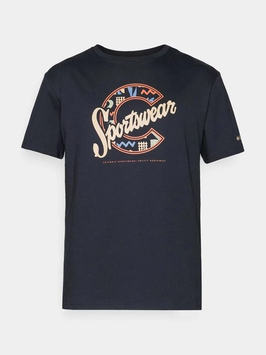 Zdjęcie produktu T-shirt z nadrukiem Columbia czarny