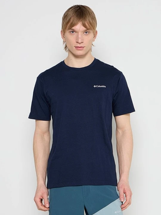Zdjęcie produktu T-shirt z nadrukiem Columbia niebieski