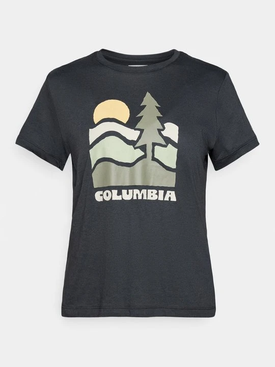 Zdjęcie produktu T-shirt z nadrukiem Columbia czarny