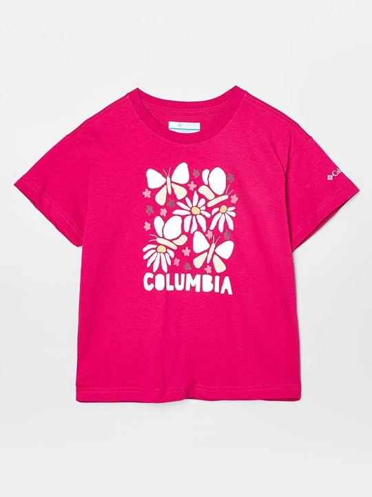 Zdjęcie produktu T-shirt z nadrukiem Columbia czerwony