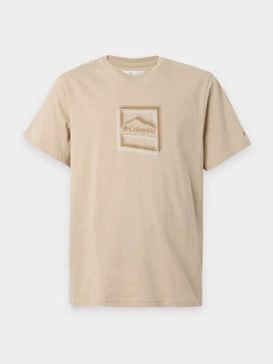 Zdjęcie produktu T-shirt z nadrukiem Columbia jasnobrązowy