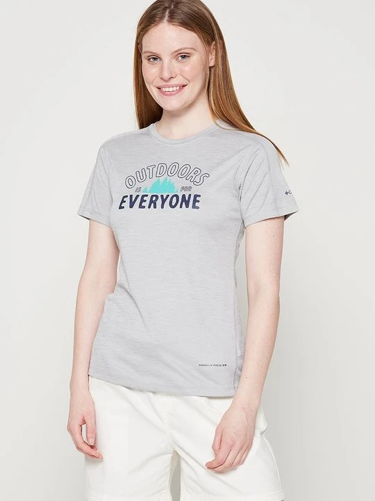 Zdjęcie produktu T-shirt z nadrukiem Columbia szary