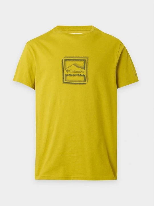 Zdjęcie produktu T-shirt z nadrukiem Columbia żółty