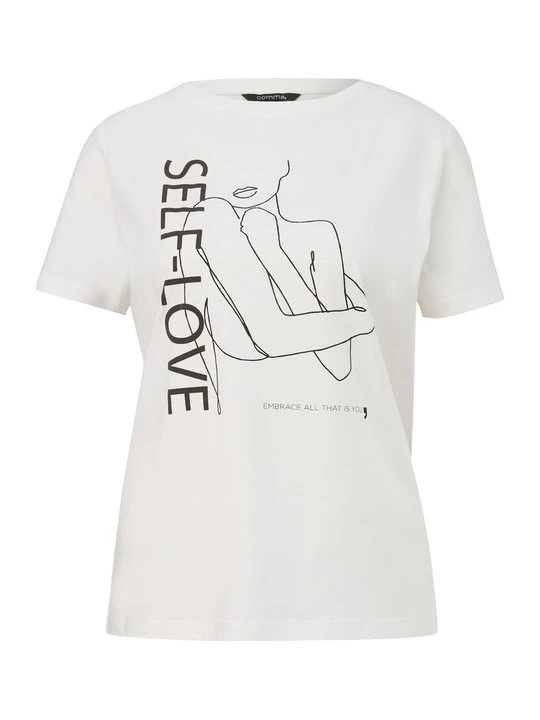 Zdjęcie produktu T-shirt z nadrukiem comma