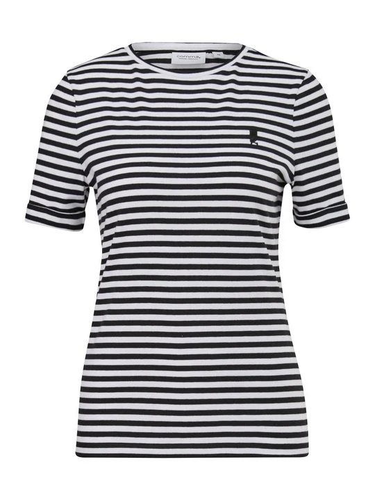 Zdjęcie produktu T-shirt z nadrukiem Comma Casual Identity czarny