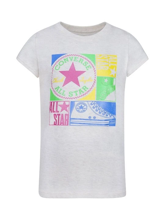 Zdjęcie produktu T-shirt z nadrukiem Converse mleczny
