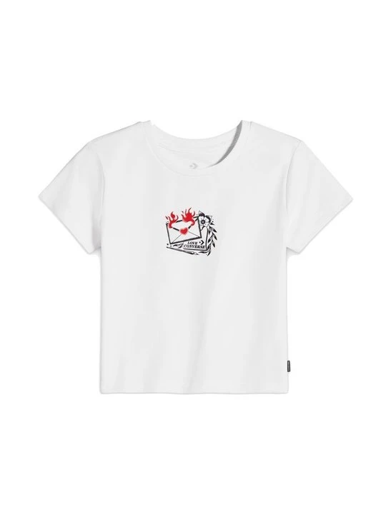 Zdjęcie produktu T-shirt z nadrukiem Converse biały