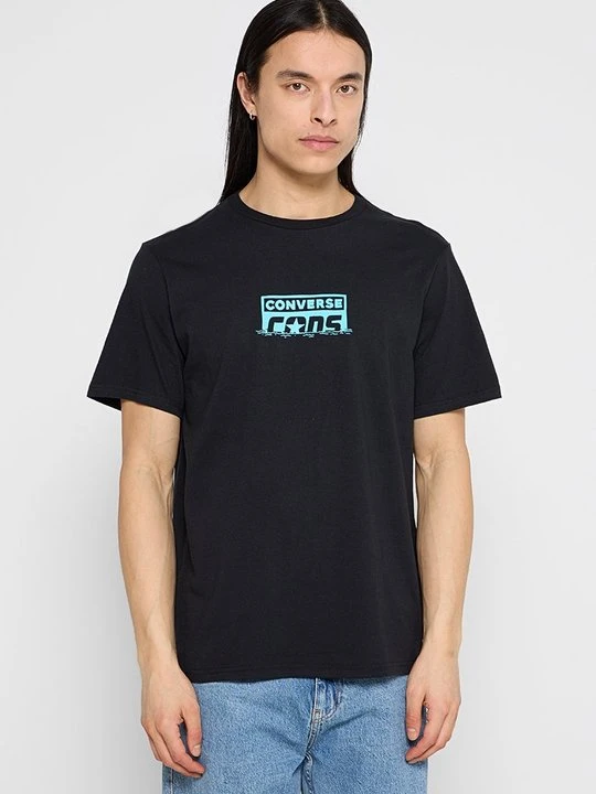 Zdjęcie produktu T-shirt z nadrukiem Converse czarny