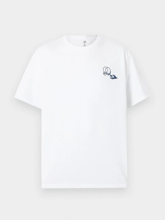 Zdjęcie produktu T-shirt z nadrukiem Converse biały