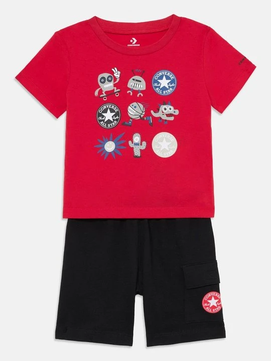 Zdjęcie produktu T-shirt z nadrukiem Converse czarny