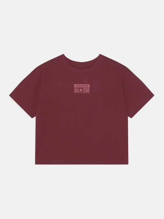 Zdjęcie produktu T-shirt z nadrukiem Converse bordowy