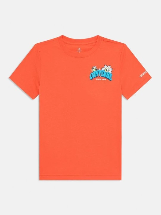 Zdjęcie produktu T-shirt z nadrukiem Converse jasnoczerwony