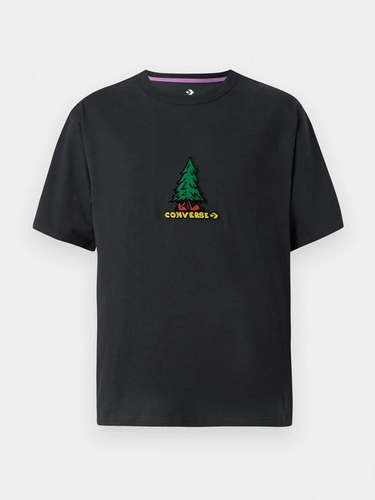 Zdjęcie produktu T-shirt z nadrukiem Converse czarny