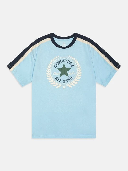 Zdjęcie produktu T-shirt z nadrukiem Converse niebieski