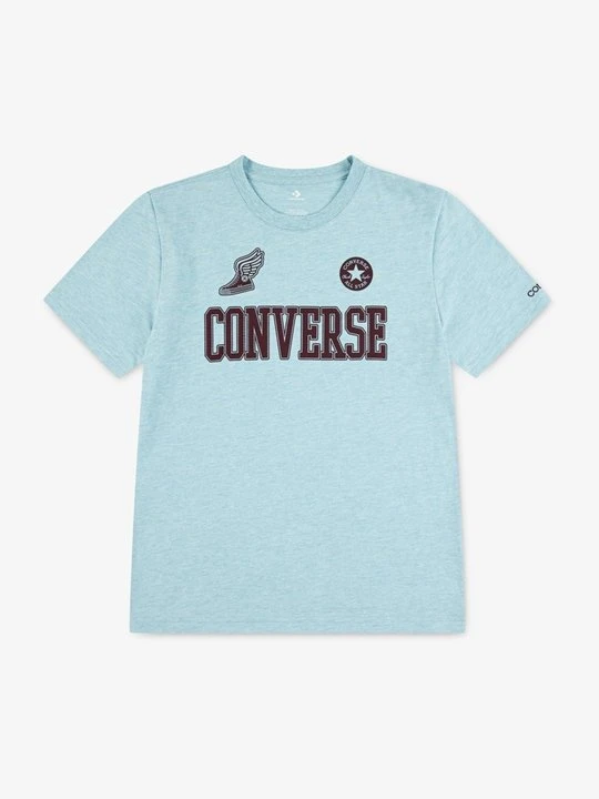 Zdjęcie produktu T-shirt z nadrukiem Converse niebieski