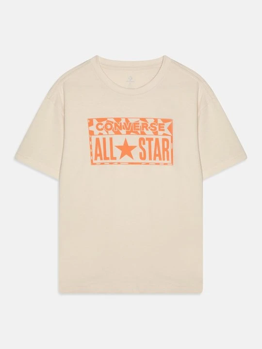 Zdjęcie produktu T-shirt z nadrukiem Converse mleczny