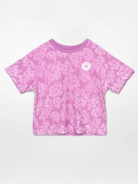 Zdjęcie produktu T-shirt z nadrukiem Converse fioletowy