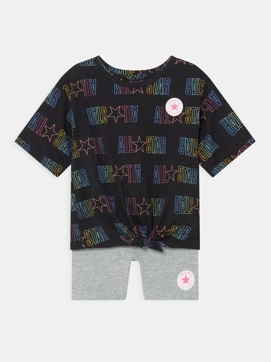 Zdjęcie produktu T-shirt z nadrukiem Converse szary