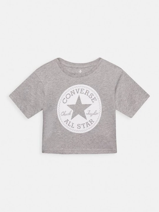 Zdjęcie produktu T-shirt z nadrukiem Converse szary melanż