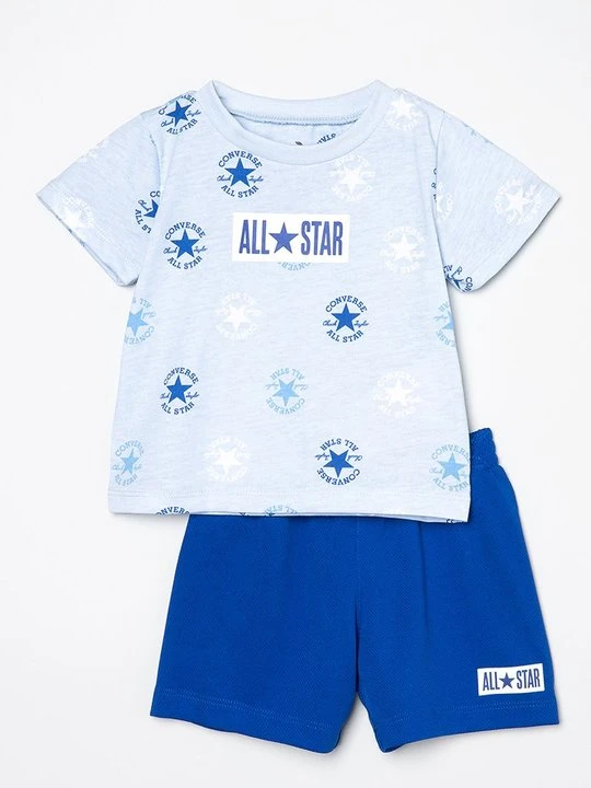 Zdjęcie produktu T-shirt z nadrukiem Converse niebieski