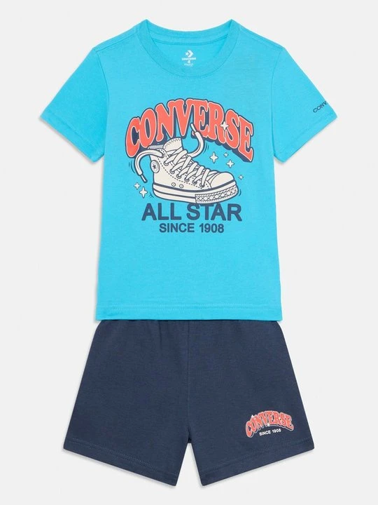 Zdjęcie produktu T-shirt z nadrukiem Converse granatowy