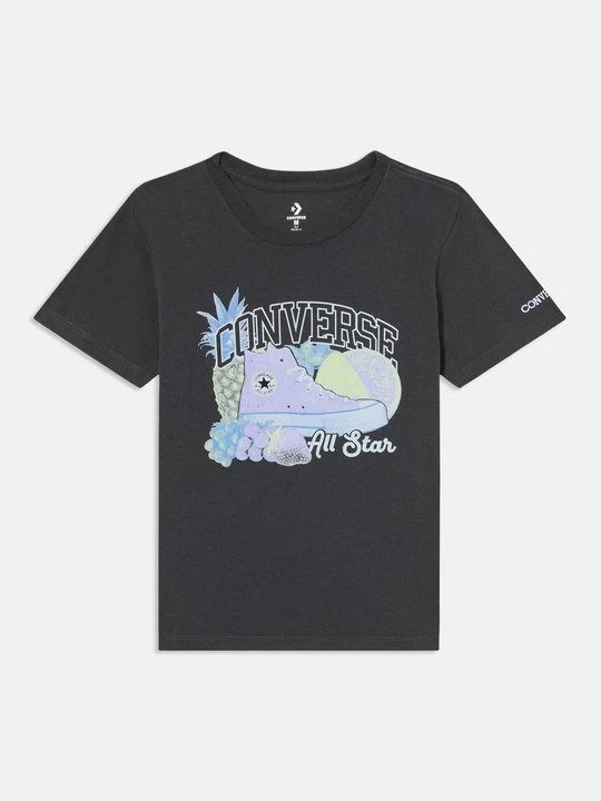 Zdjęcie produktu T-shirt z nadrukiem Converse antracytowy