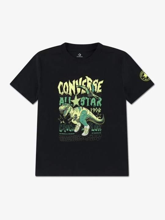 Zdjęcie produktu T-shirt z nadrukiem Converse czarny