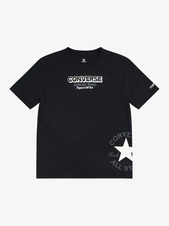 Zdjęcie produktu T-shirt z nadrukiem Converse czarny