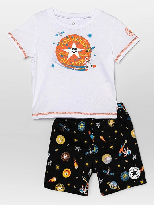 Zdjęcie produktu T-shirt z nadrukiem Converse czarny