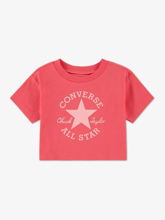 Zdjęcie produktu T-shirt z nadrukiem Converse czerwony